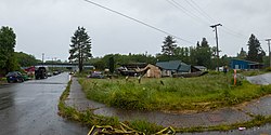 An intersection in Queets