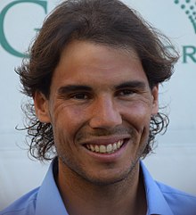 Rafael Nadal smiling