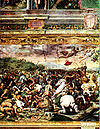 The Battle of the Milvian Bridge by Giulio Romano