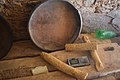 wooden rolls used to record the contents of the granaries