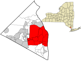 Location in Rockland County and the state of New York.