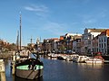 Rotterdam-Delfshaven, view to the port