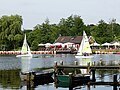 Juni 2019: Segelboote auf dem Pröbstingsee bei Borken