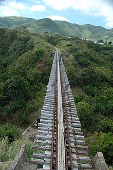 Historic train bridge