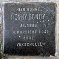 Stolperstein für Hennx Bondy (Pantaleonstraße 18)