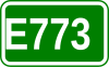 Route européenne 773