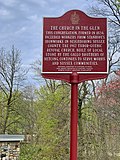 The Church in the Glen information sign