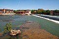 Le site du Bazacle, vu depuis la rive gauche.