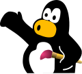 Description de l'image Tux paint logo.svg.