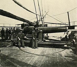 Pivot gun crew of USS Wabash