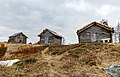 Old cabins on the hill