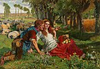 William Holman Hunt The Hireling Shepherd 1851