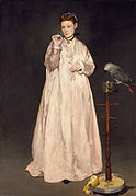 Woman with Parrot, 1866, Metropolitan Museum of Art, New York