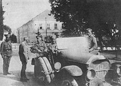 Брусилов и вел.кн. Георгий Михайлович во время Великого отступления, 1915