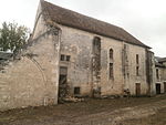 Vue générale des restes de l'église abbatiale (façade nord-ouest).