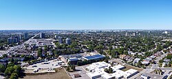 Aerial view of Rockwood Village