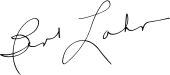 signature de Bert Lahr