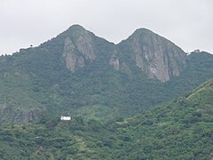 Cerro Las Tetas, Salinas, Puerto Rico, as seen from the PR-52 northbound rest area at km 49.0