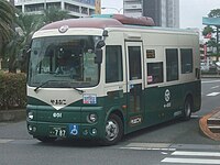 大分200か787 公有民営方式で中津市が保有するラッピングバス「やまびこ号」