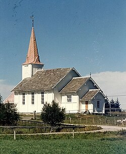 View of the Edøy Church