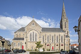 Façade de l'église.