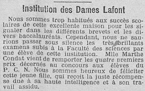 L'Express du Midi du 11 juillet 1905.