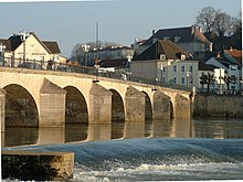 Pont sur la Saône à Gray