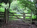 Entrance to Harper's Grove from Kymin Road