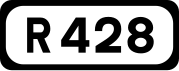 R428 road shield}}