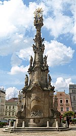 Escultura de la Santísima Trinidad en Jindřichův Hradec