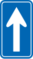 One-way street ahead