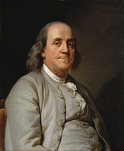 Benjamin Franklin, by Joseph Duplessis
