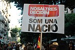 Miniatura para Manifestación «Som una nació. Nosaltres decidim»