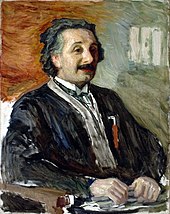 Albert Einstein, 1924, oil on canvas