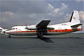 A Lina Congo Fokker F27 Friendship.