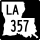 Louisiana Highway 357 marker