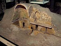 Maquette du tumulus de la Carrière.