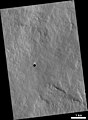 A cave on Mars ("Jeanne") as seen by the Mars Reconnaissance Orbiter.