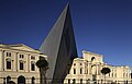 The museum structure, including Libeskind's striking addition