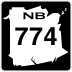 Route 774 marker