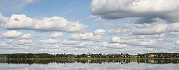 Övermorjärv vid Kalixälven.