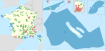 Carte des parcs naturels de France