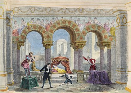 Giulietta act of The Tales of Hoffmann, by Pierre-Auguste Lamy (restored by Adam Cuerden)