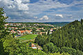 View of the eastern part of the town