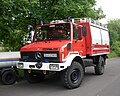 Technical rescue fire engine RW1, a common Unimog-based fire engine in Germany, based on the Unimog 435.115 (U 1300 L)