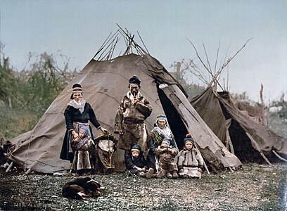 Sámi family, from the Library of Congress Prints and Photographs Division