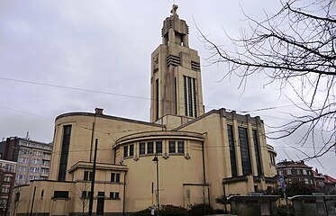 Church of St. Augustine by Léon Guiannotte and André Watteyne (1932–1935)