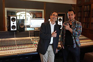 Skalpovich in Studio with Tony Maserati (pictured left)