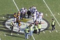 A coin toss in 2009.