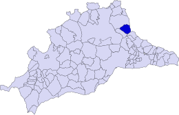 Villanueva del Trabuco – Mappa